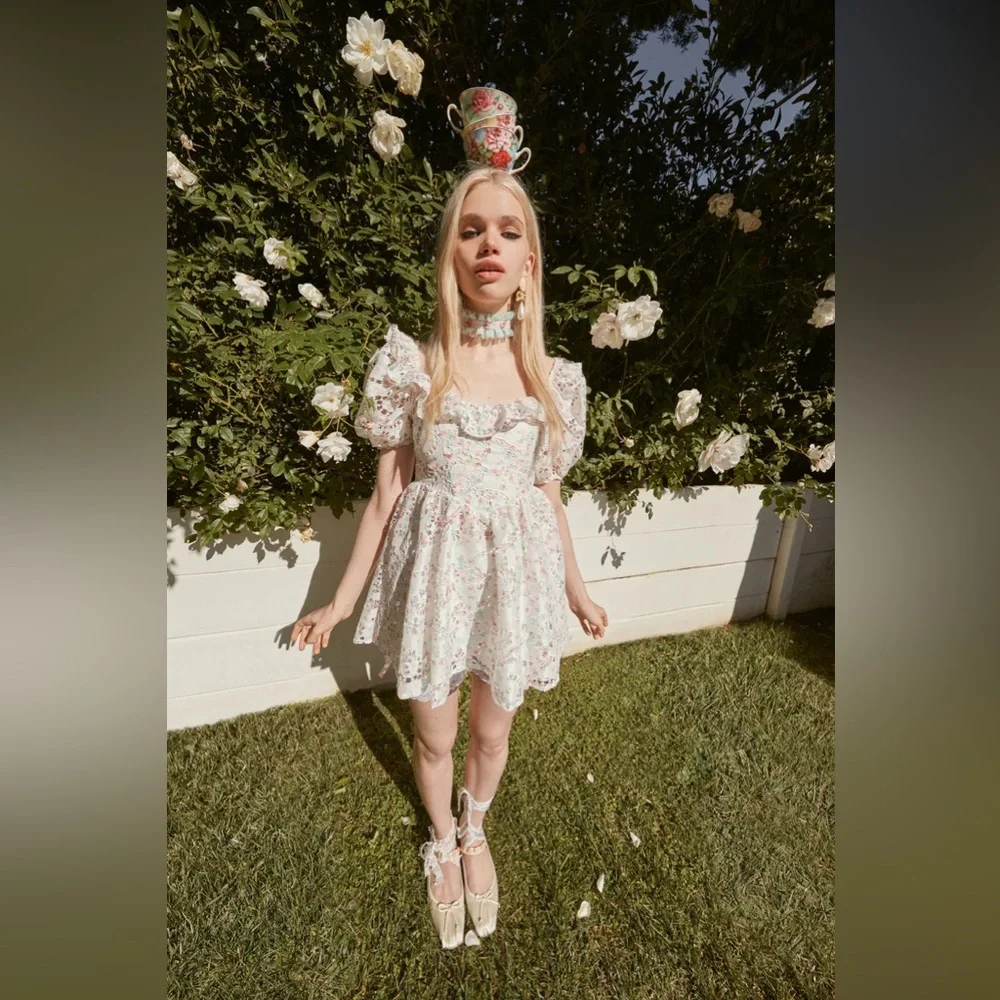 FOR LOVE AND LEMONS Magnolia Mini Dress - Picture 3 of 9